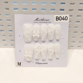 White Bow Ribbon